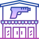 building,architecture and city,commerce and shopping,weapon,gun shop
